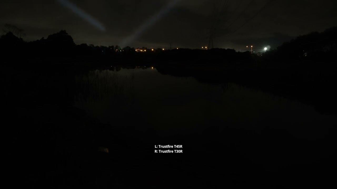 Beamshot Tests: Trustfire T45R vs. T30R