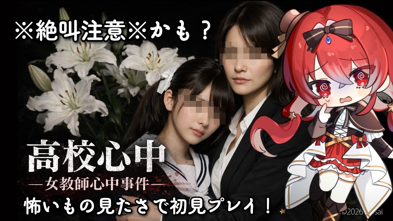 【初見プレイ】『高校心中 ー女教師心中事件ー』を紐解いていく【新人Vtuber】