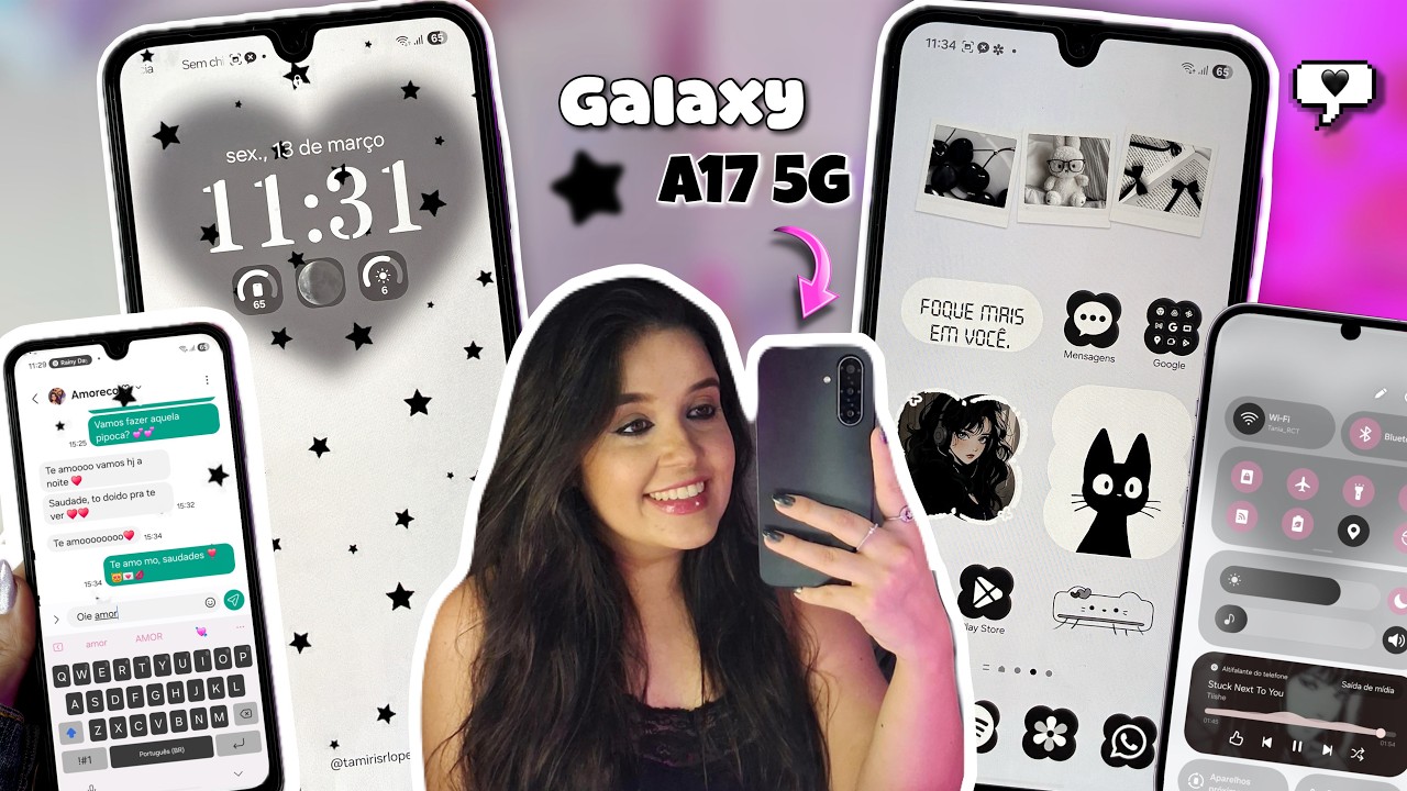 🤩PERSONALIZA&Ccedil;&Atilde;O COMPLETA NO MEU SAMSUNG A17