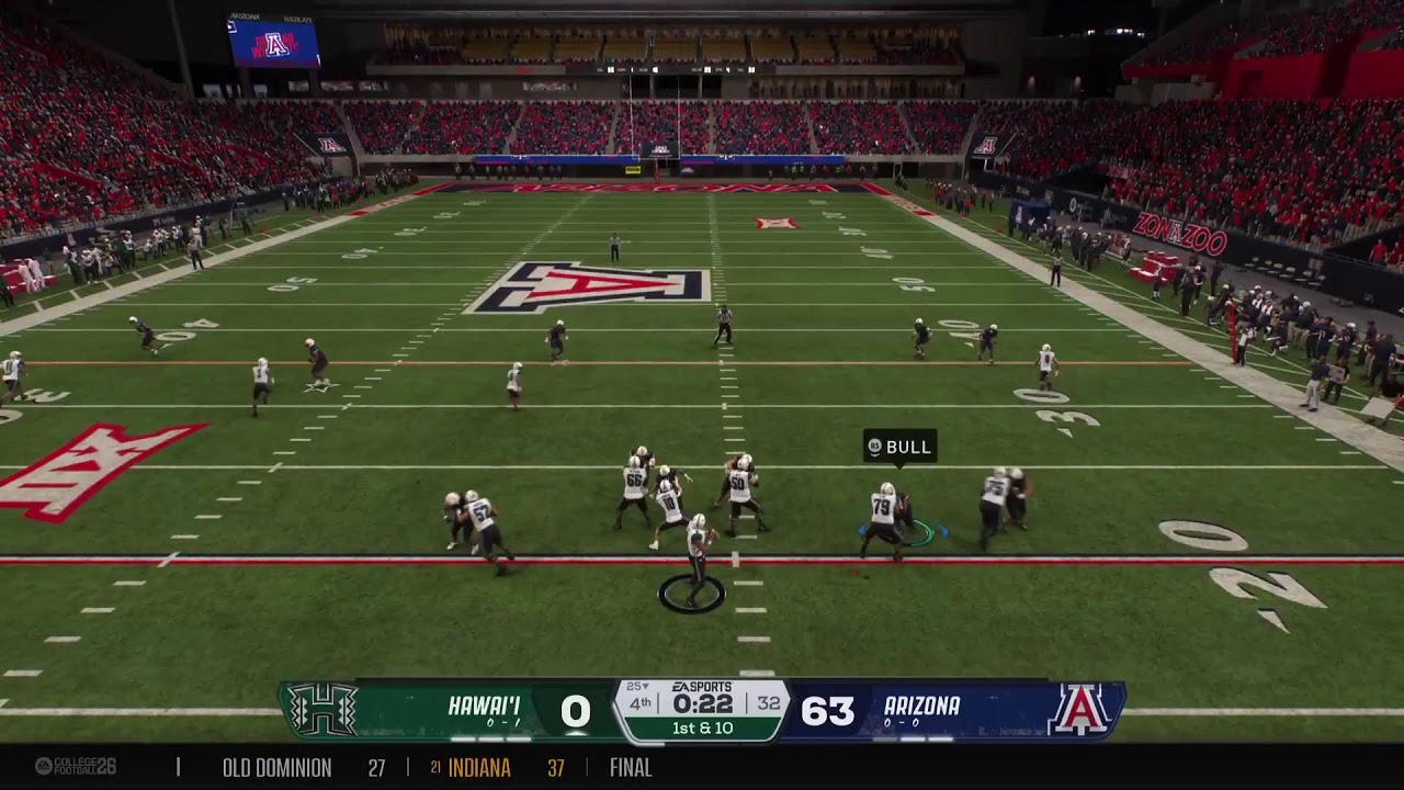 College Football 26 Dynasty Arizona Wildcats Gameplay