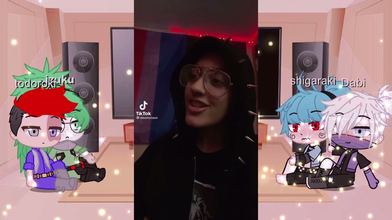 Tododeku and shigadabi react to tiktoks (bnha)