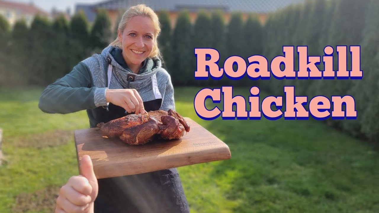 Roadkill Chicken vom Holzkohlegrill