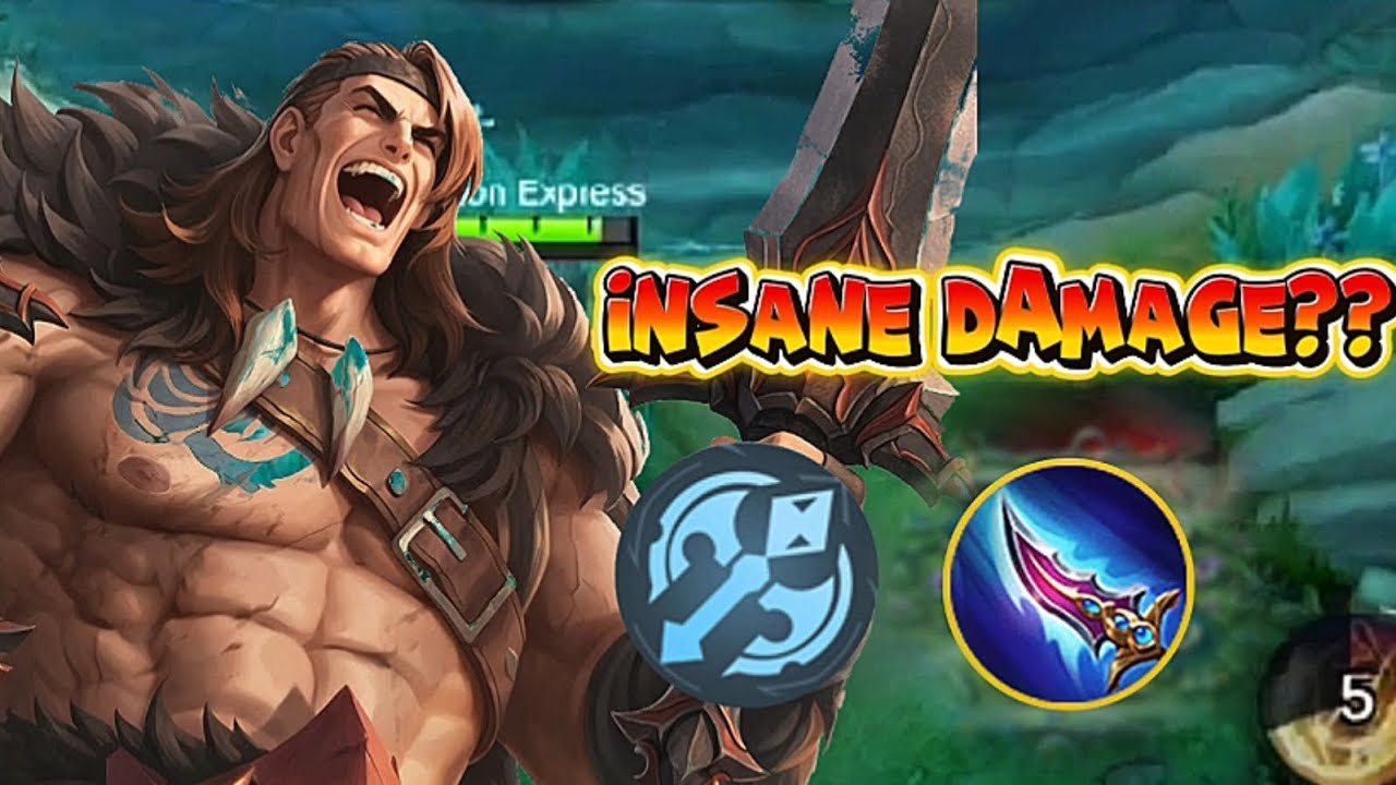 THIS TIGREAL DEAL A LOT OF DAMAGE❗ YU ZHONG CAN'T HANDLE IT - Watch till the end 🫡 #mobilelegends 
