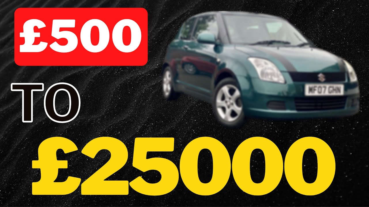 Flipping cars for profit: The Journey from £500 to £25,000