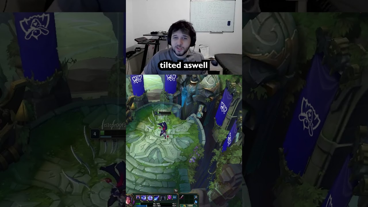 mind controlled #shorts  #leagueoflegends #tiltproof