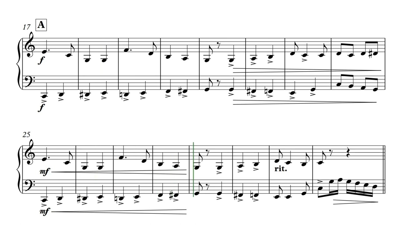 Tancuj, tancuj vykrúcaj - noty pre piano - Brass Music Academy 2022
