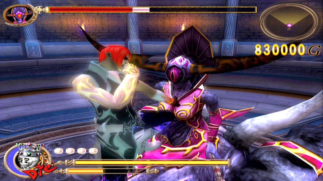 God Hand Azel Black X White Stage 6 Hard Gameplay