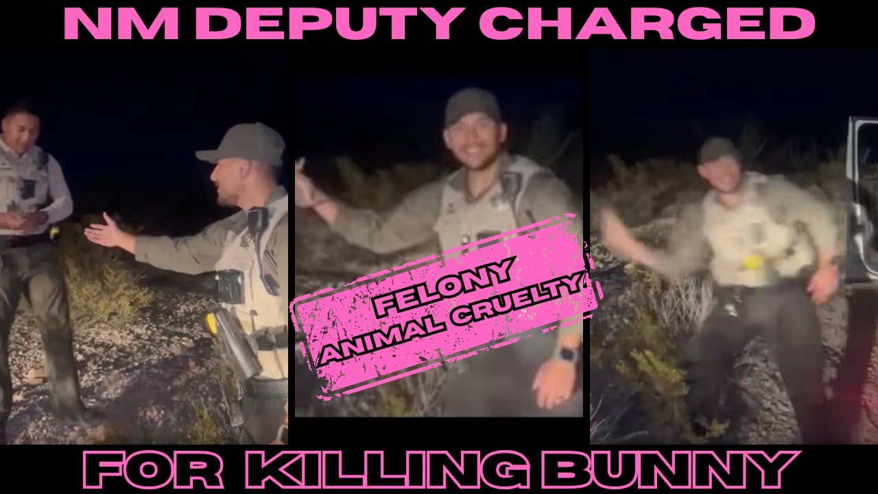 POS NM Deputy CHARGED with Felony for K$LLING Rescued BUNNY!