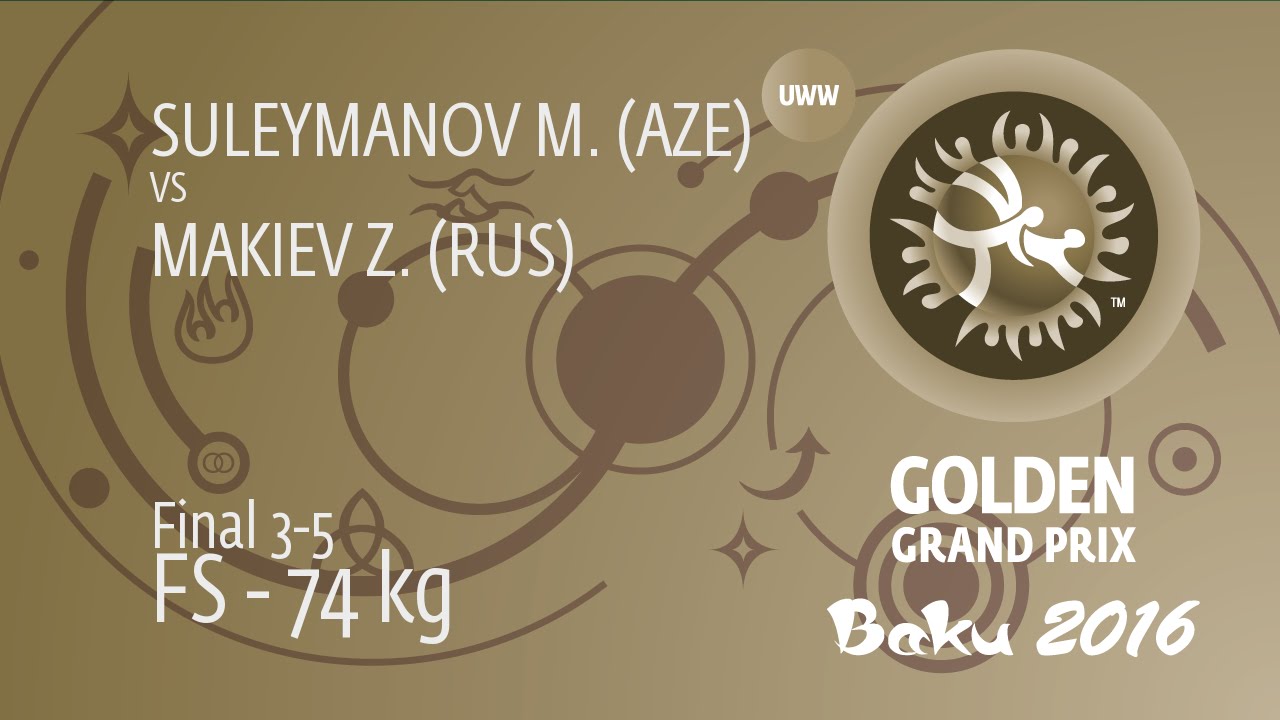 BRONZE FS - 74 kg: M. SULEYMANOV (AZE) df. Z. MAKIEV (RUS) by TF, 14-2