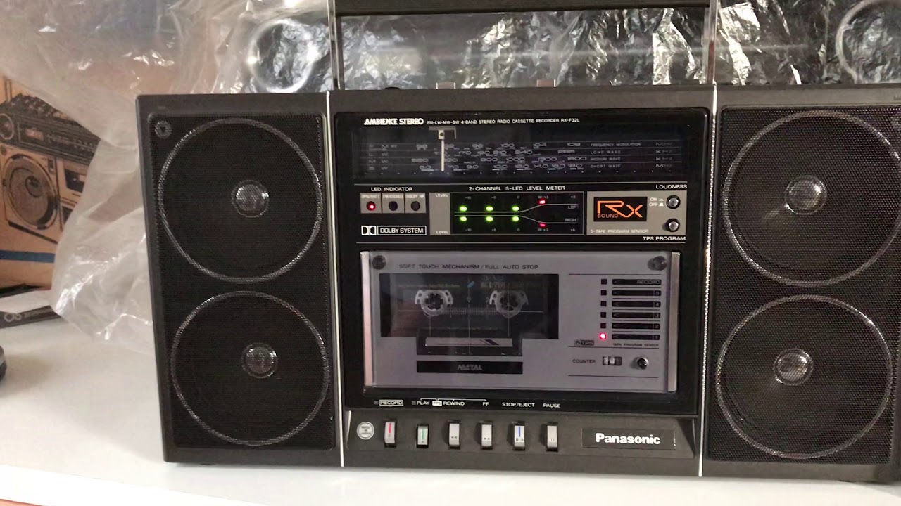 PANASONIC RX-F32 LE cassette check one boombox