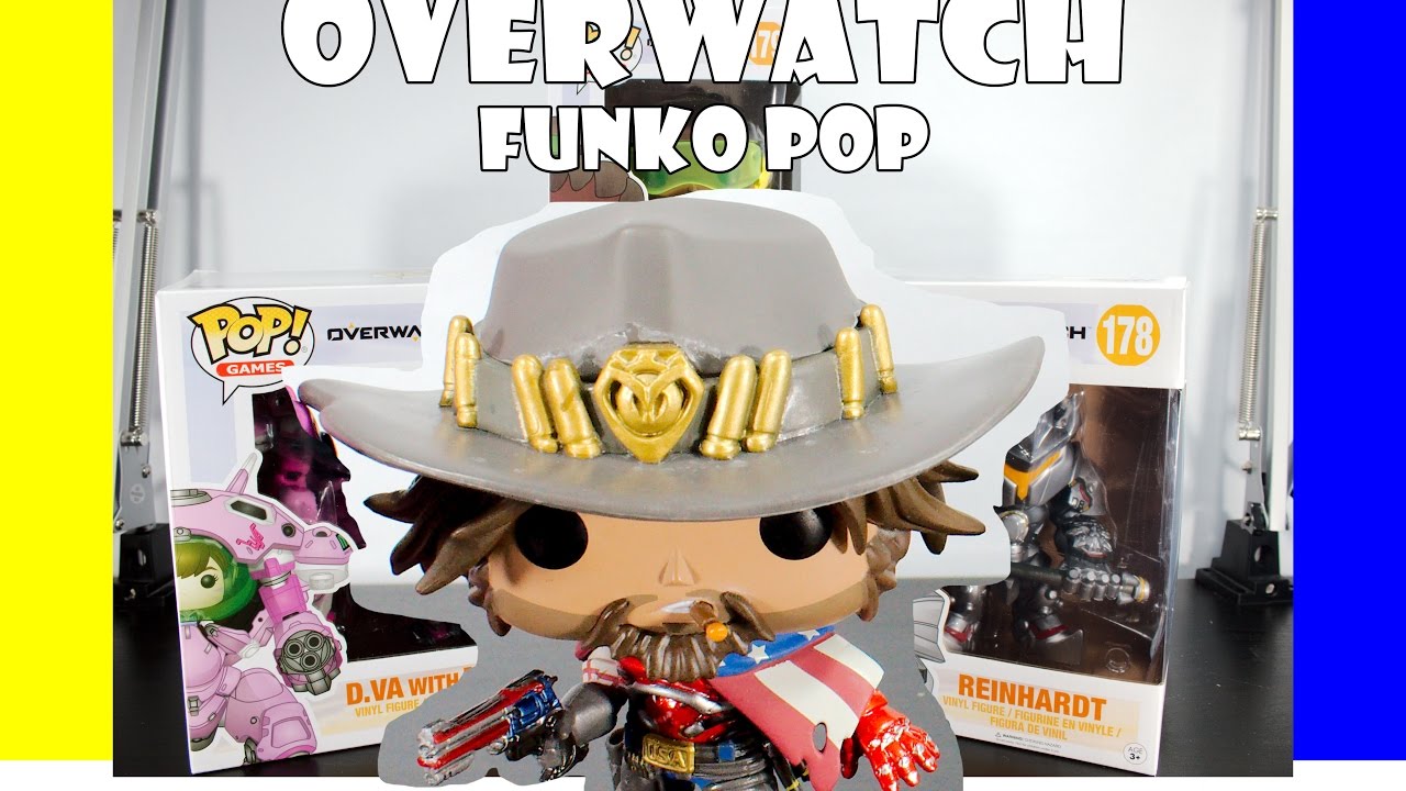 New Overwatch Funkos Pops: McCree, D. Va with Meka, Lucio, Reinhardt