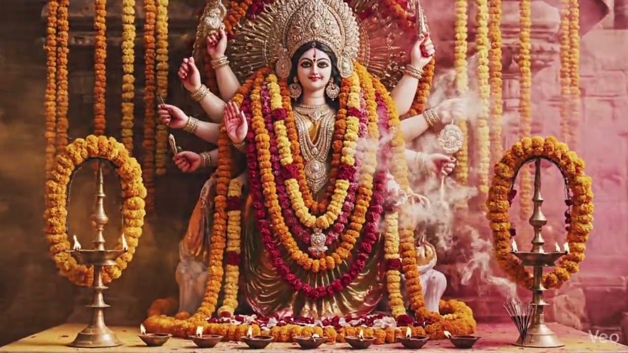 रंग बरसे रंग बरसे मैया के भवन में रंग बरसे | Holi Special Devi Bhajan | Maa Durga Holi Song