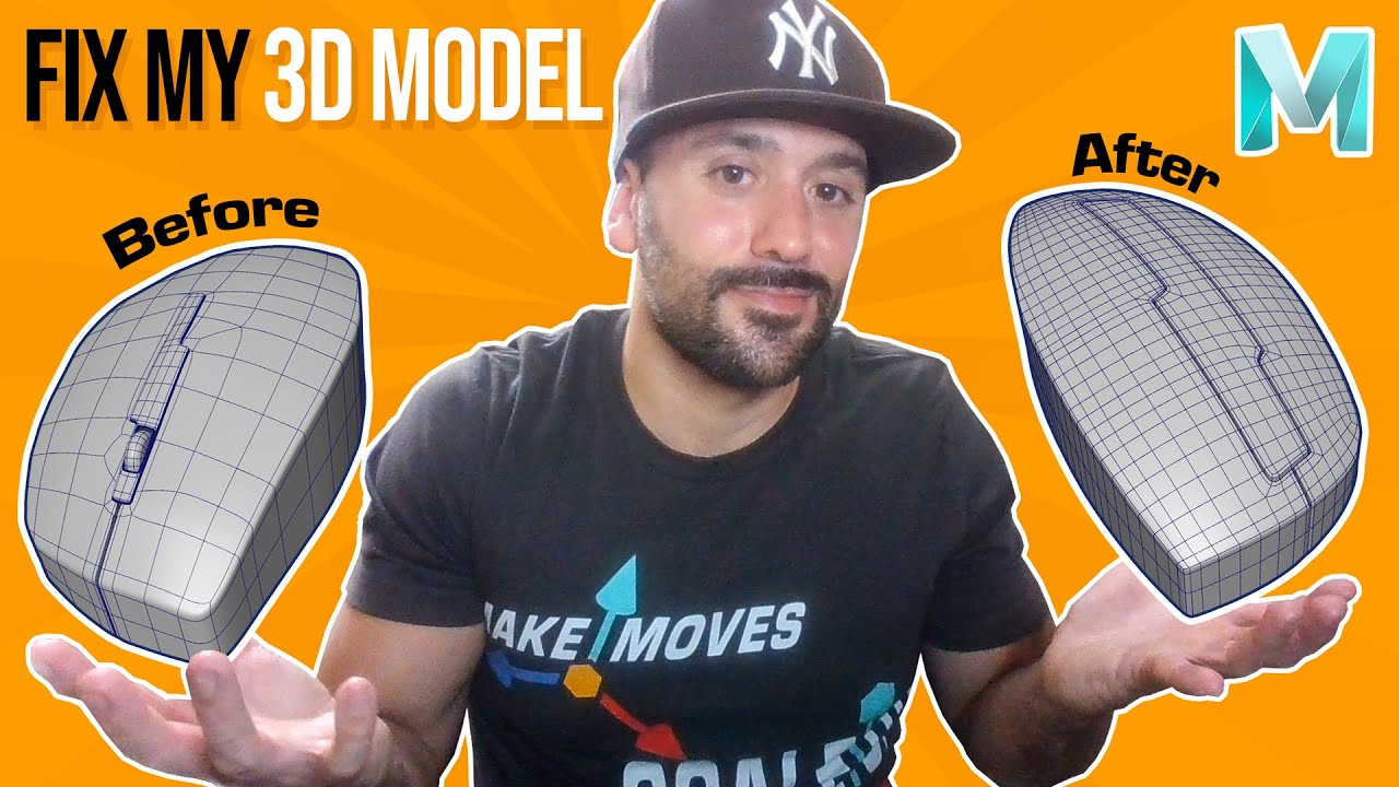 Fix My 3d Model #4 Easy Details on Curved Surfaces with No Pinching