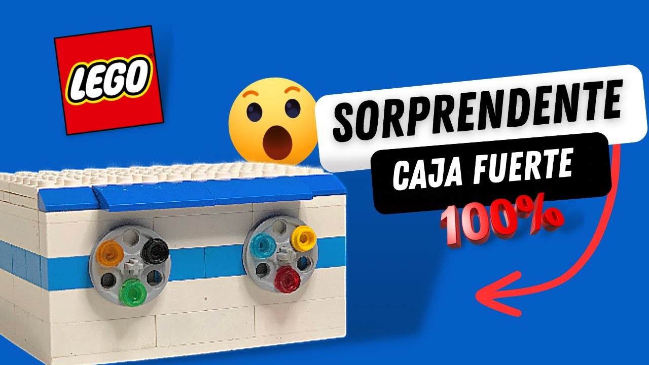 Como hacer CAJA DE SEGURIDAD LEGO! |Constru Lego|
