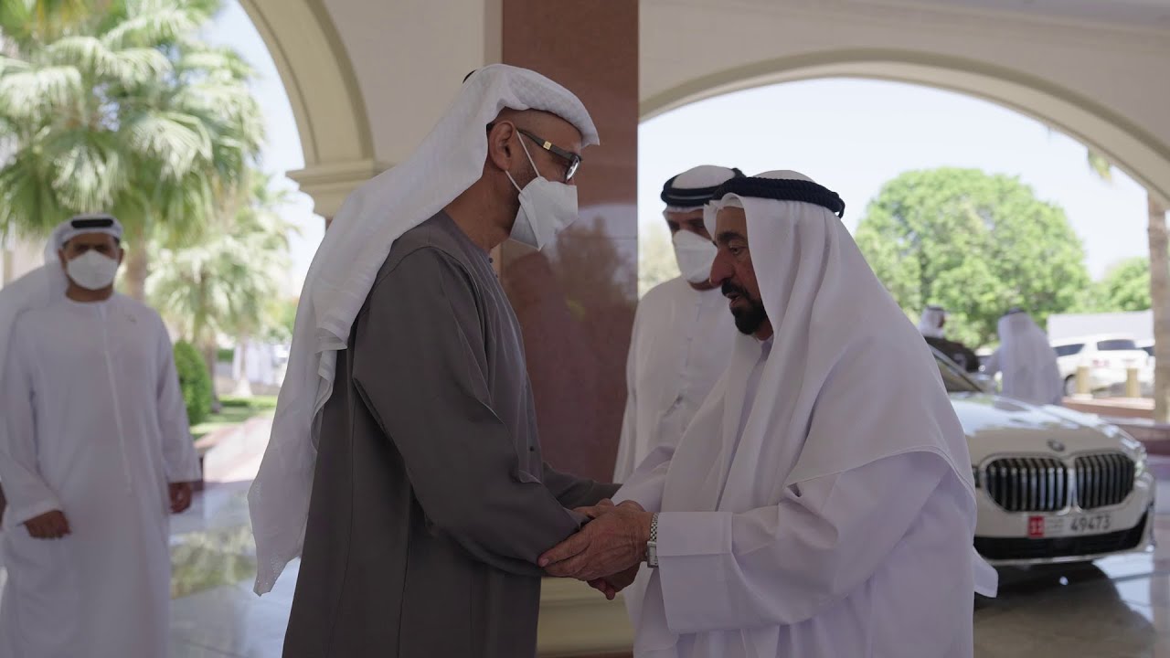الشيخ محمد بن زايد يستقبل المعزين بوفاة الشيخ خليفة بن زايد طيب الله ثراه
