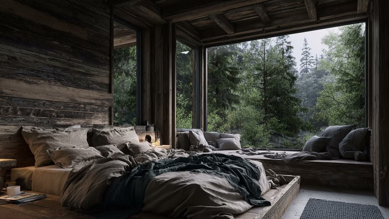 Drift Off Quickly with Warm Piano Melodies with Rain Sounds — for Deep Sleep and Insomnia Relief