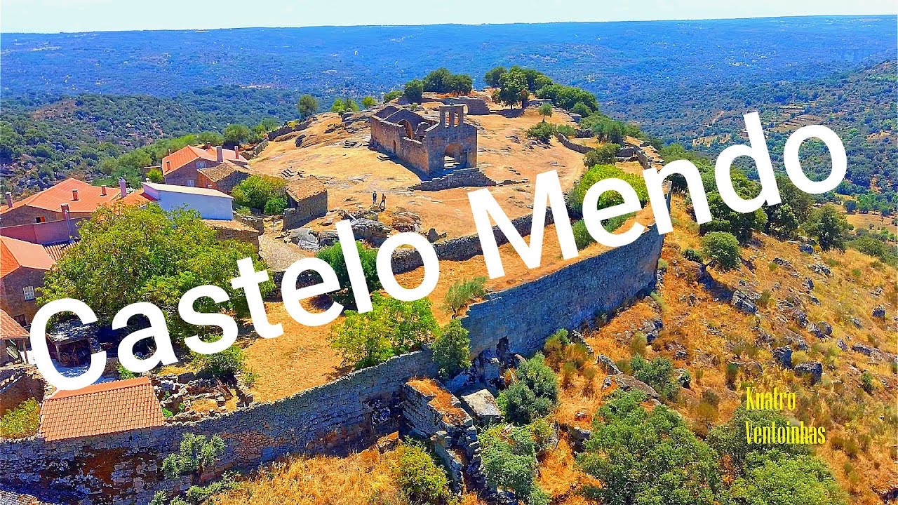 Castelo Mendo       4K  UltraHD      Aerial view