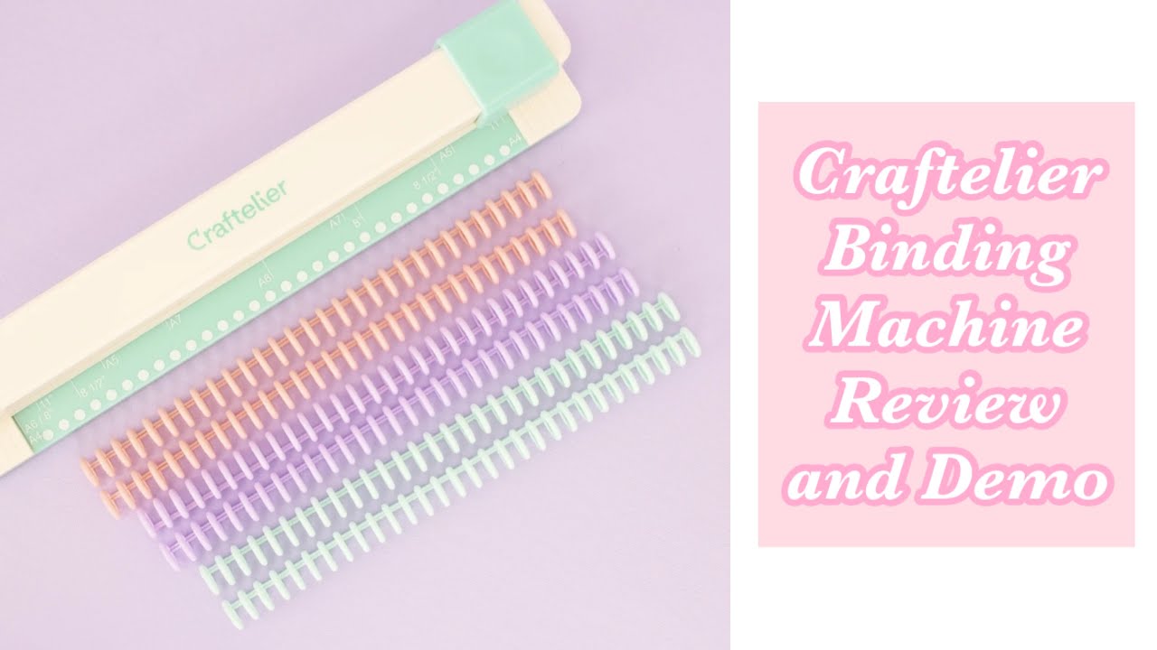 Craftelier New Binding Machine Demo and Review