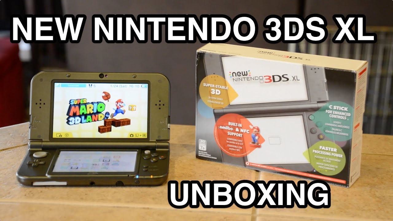 New Nintendo 3DS XL Unboxing & Features Overview!