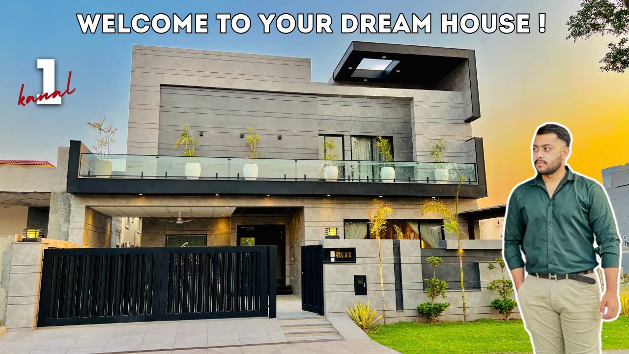 Luxury Shades Of Grey | 1 Kanal House Has Everything You Can Ever Imagine