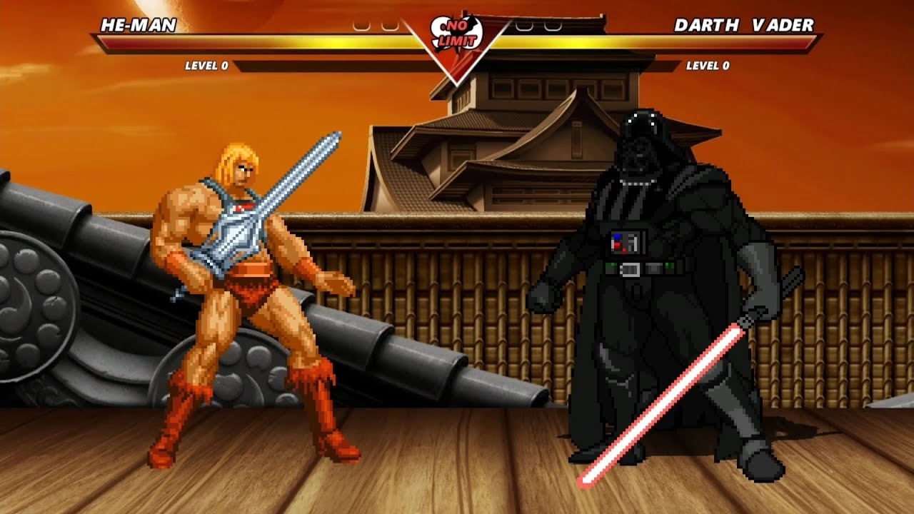 HE MAN vs DARTH VADER - Highest Level Incredible Epic Fight!
