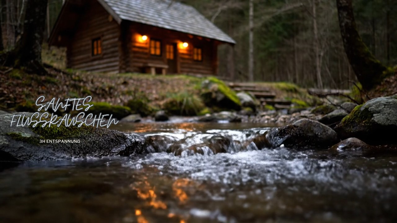 Beruhigende Lo-Fi Musik & Flussrauschen 🌙 | 3 Stunden 12 Minuten Natur zum Einschlafen