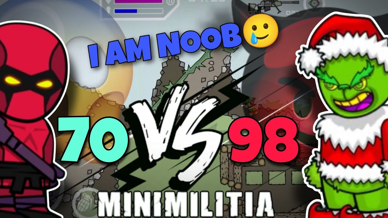 70 VS 98 | Supreme commander VS Supreme commander| Mini militia| Op gameplay| da2 |