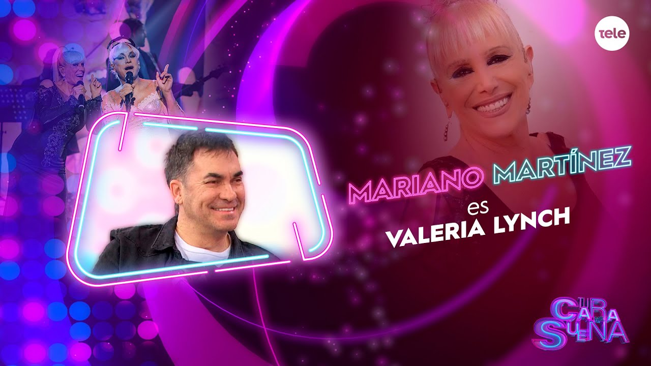 Mariano Martínez es Valeria Lynch | TEMP 01 | TU CARA ME SUENA UY