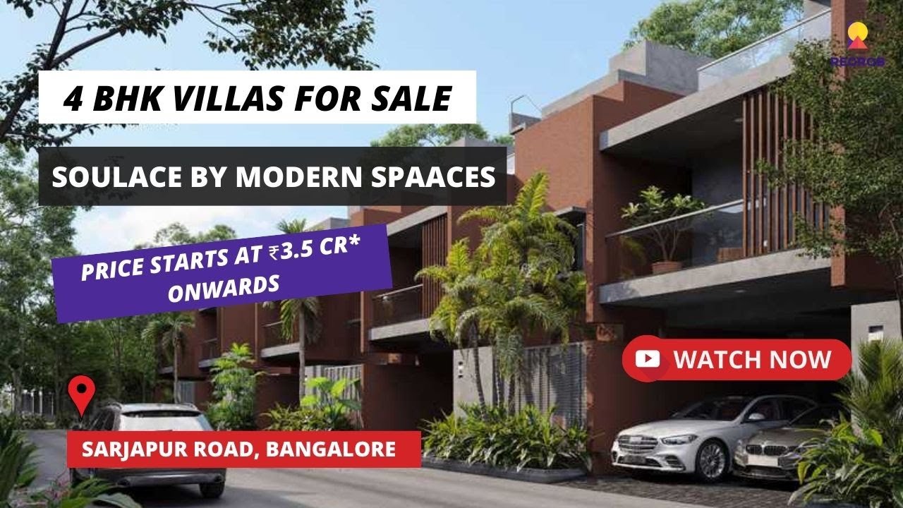 Soulace By Modern Spaaces | ☎ +91- 9870312902 | Виллы с 4 спальнями на продажу на улице Сарджапур...