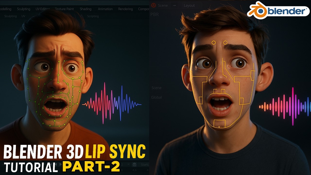 How to Do Lip-syncing in Blender || Must Watch|| Part-2 #lipsync