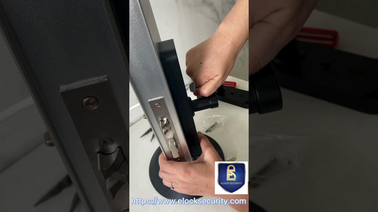 Installation video for smart biometric fingerprint door lock ES225F from Elock Security