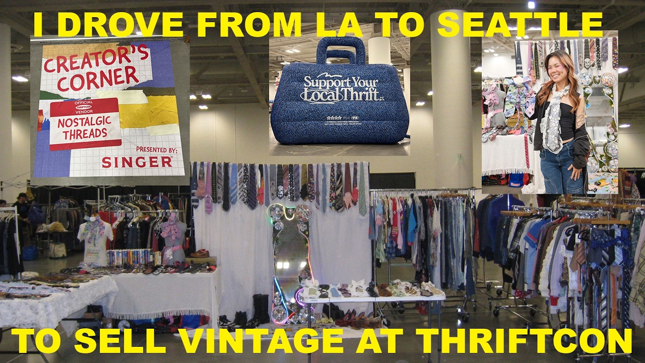 Отправляйтесь со мной на THRIFTCON из Лос-Анджелеса в Сиэтл!