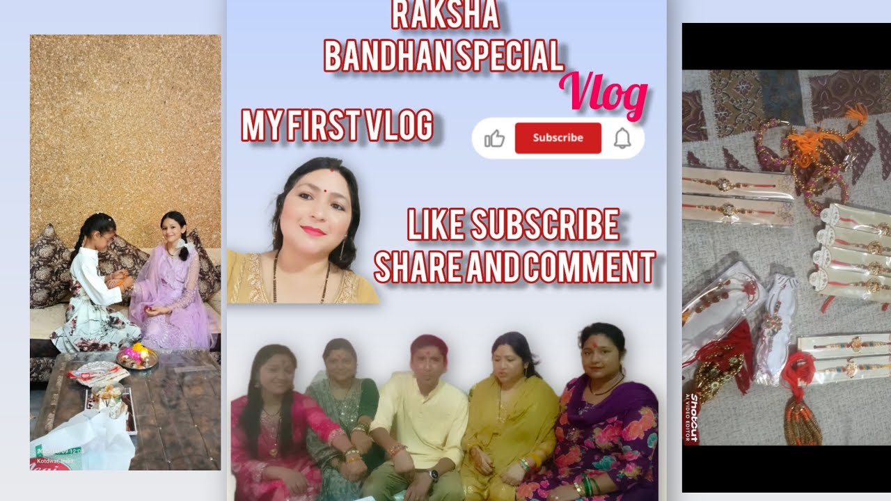 ✨Raksha Bandhan special 💞 my first vlog 