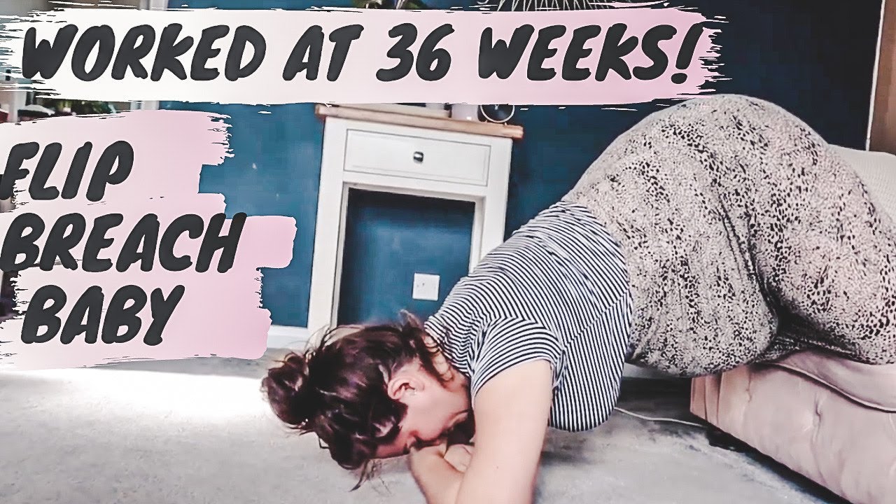 How to flip/turn a breech baby: Forward leaning inversion technique from spinning babies