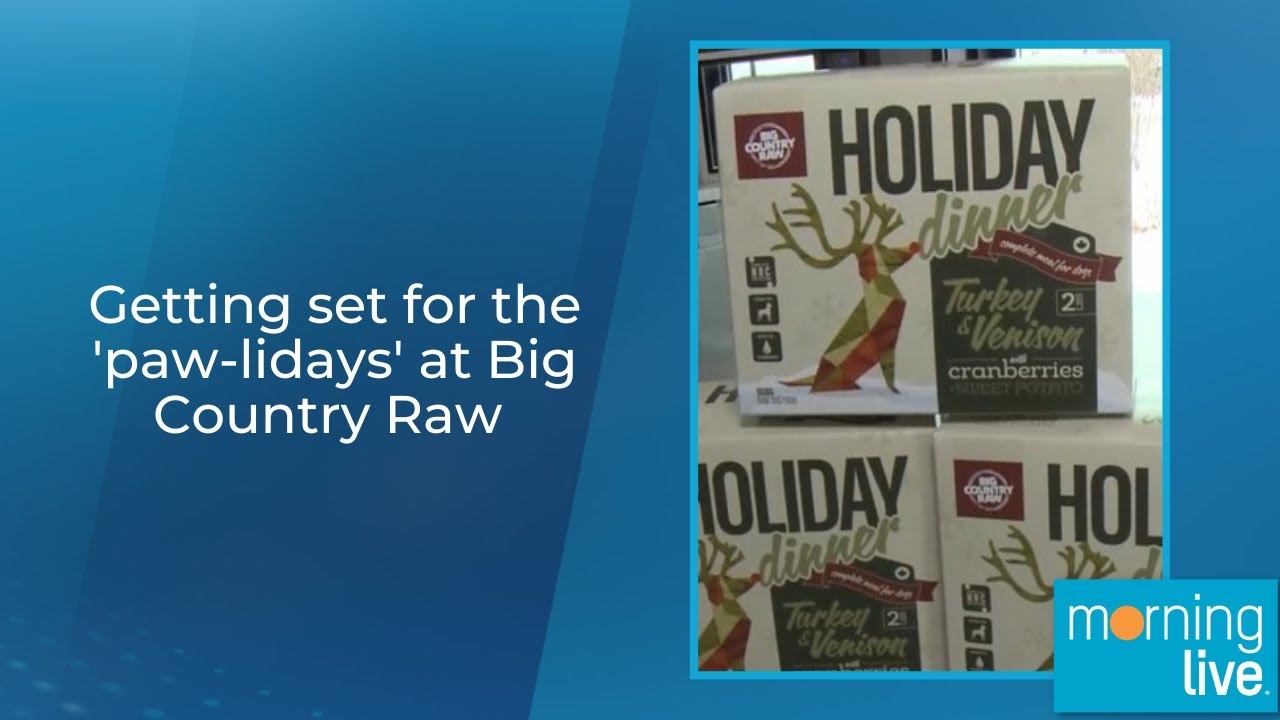 Getting set for the 'paw-lidays' at Big Country Raw