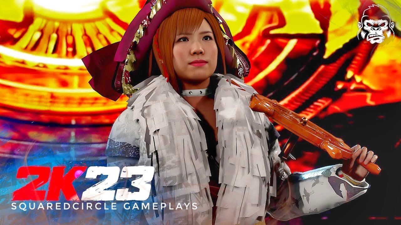 WWE 2K23 Kairi Sane 2023 Return w/ Entrance Theme & Graphics Pack | New WWE 2K23 Mods