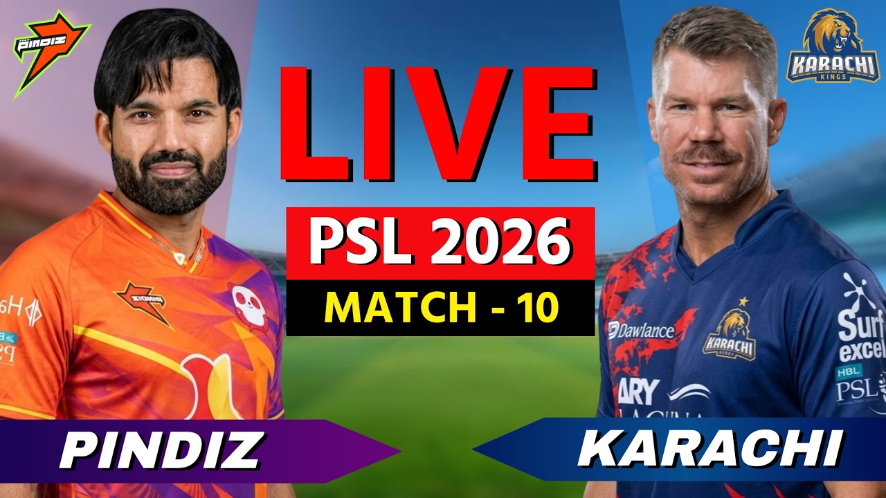 PSL Live: RawalPindiZ vs Karachi Kings, Live Match Today | RP vs KK Live | Scores & Commentary