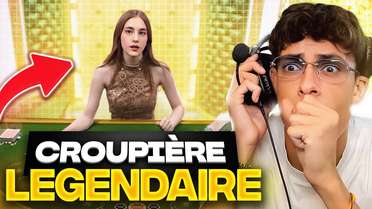 JE CHOQUE CETTE CROUPIÈRE AU BLACKJACK C'EST LÉGENDAIRE ! 🤯 (25 000€)