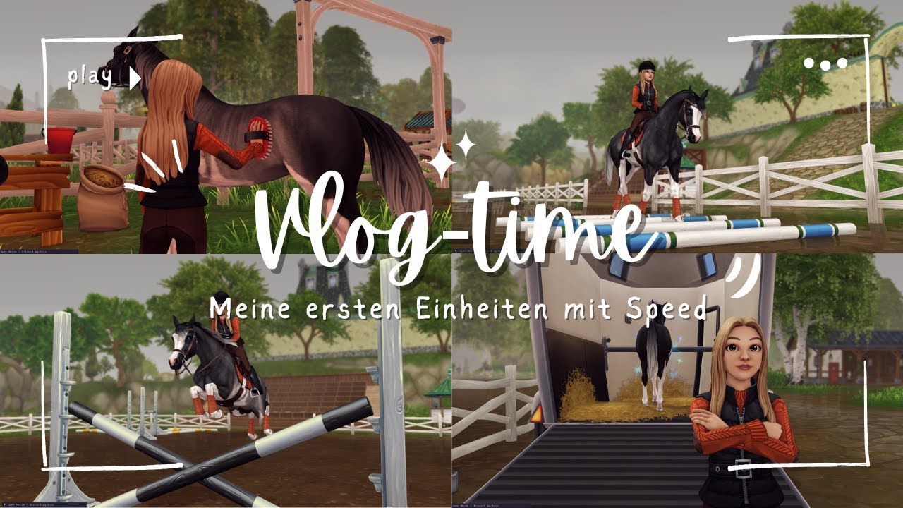 Vlog-time.. die erste Einheit mit Speed🌹| Starstable realistic Roleplay [DEUTSCH] Tessa Young
