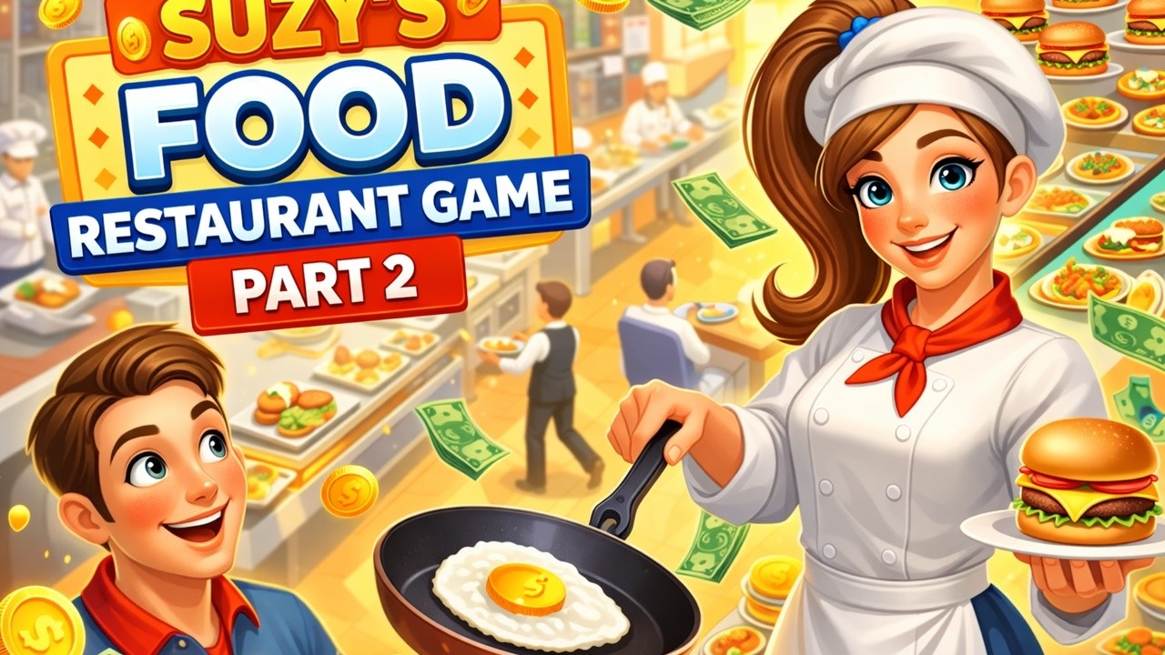 Suzy’s Food Restaurant Game 🍔 Cooking Dash Tycoon Gameplay