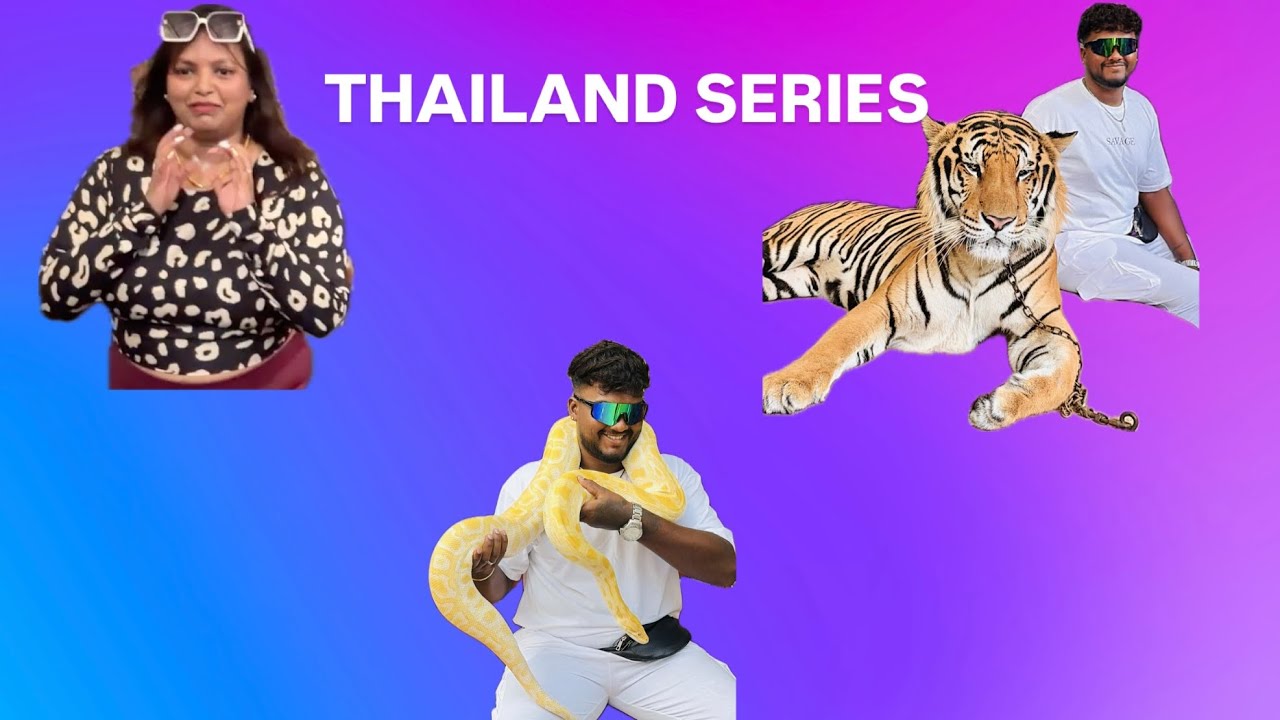 THAILAND SERIES DAY 1 |FAMILY TRIP|TIGERS| CROCODILES|SNAKE|DANCE/ ALCAZER SHOW| AKVLOGSINKANNADA