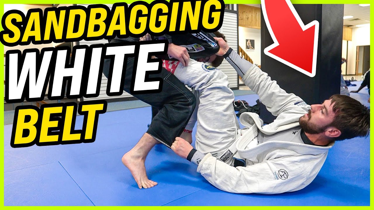 Sandbagging BJJ White Belt Challenges College Wrestler Then...