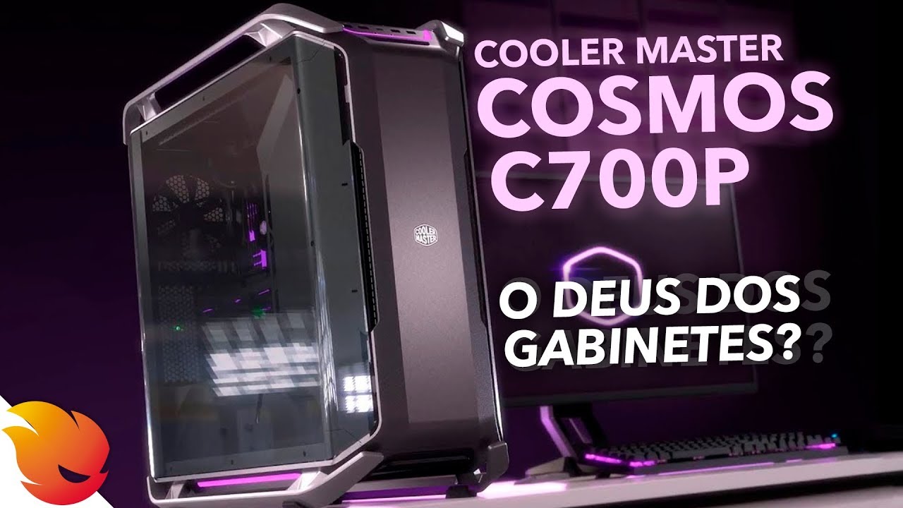 O DEUS DOS GABINETES?! COOLER MASTER COSMOS C700P RGB