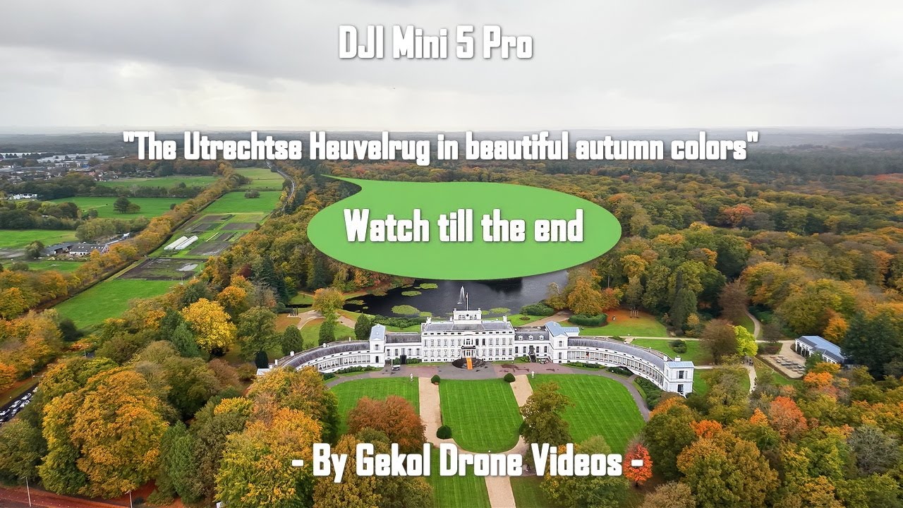 DJI Mini 5 Pro - The Utrechtse Heuvelrug in beautiful autumn colors! #Paleis Soestdijk #djimini5pro 