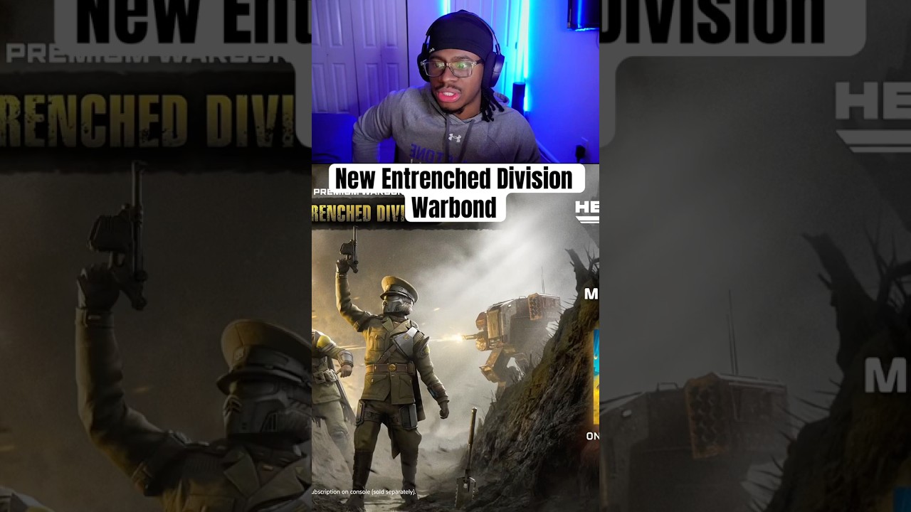 New Entrenched Division Warbond is Here !#helldivers2 #helldivers2gameplay #entrencheddivision