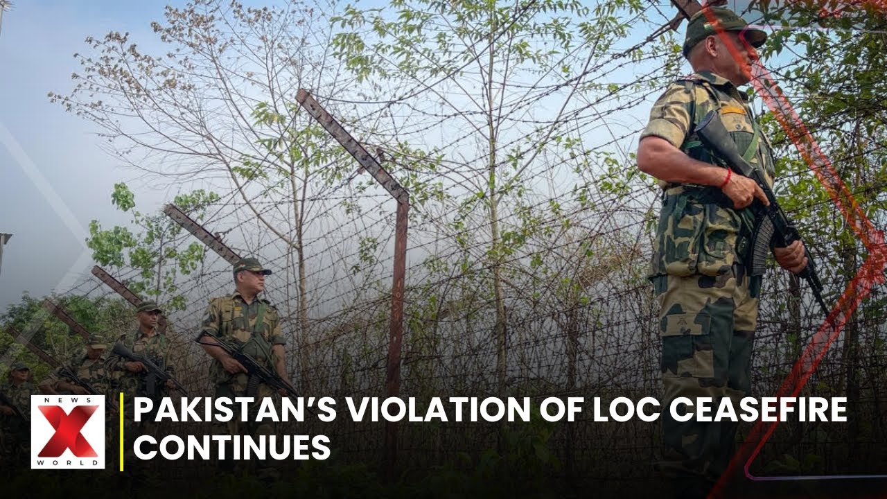 Pakistan Violates Line of Control Ceasefire for Eighth Consecutive Day Amid Tensions | NewsX World
