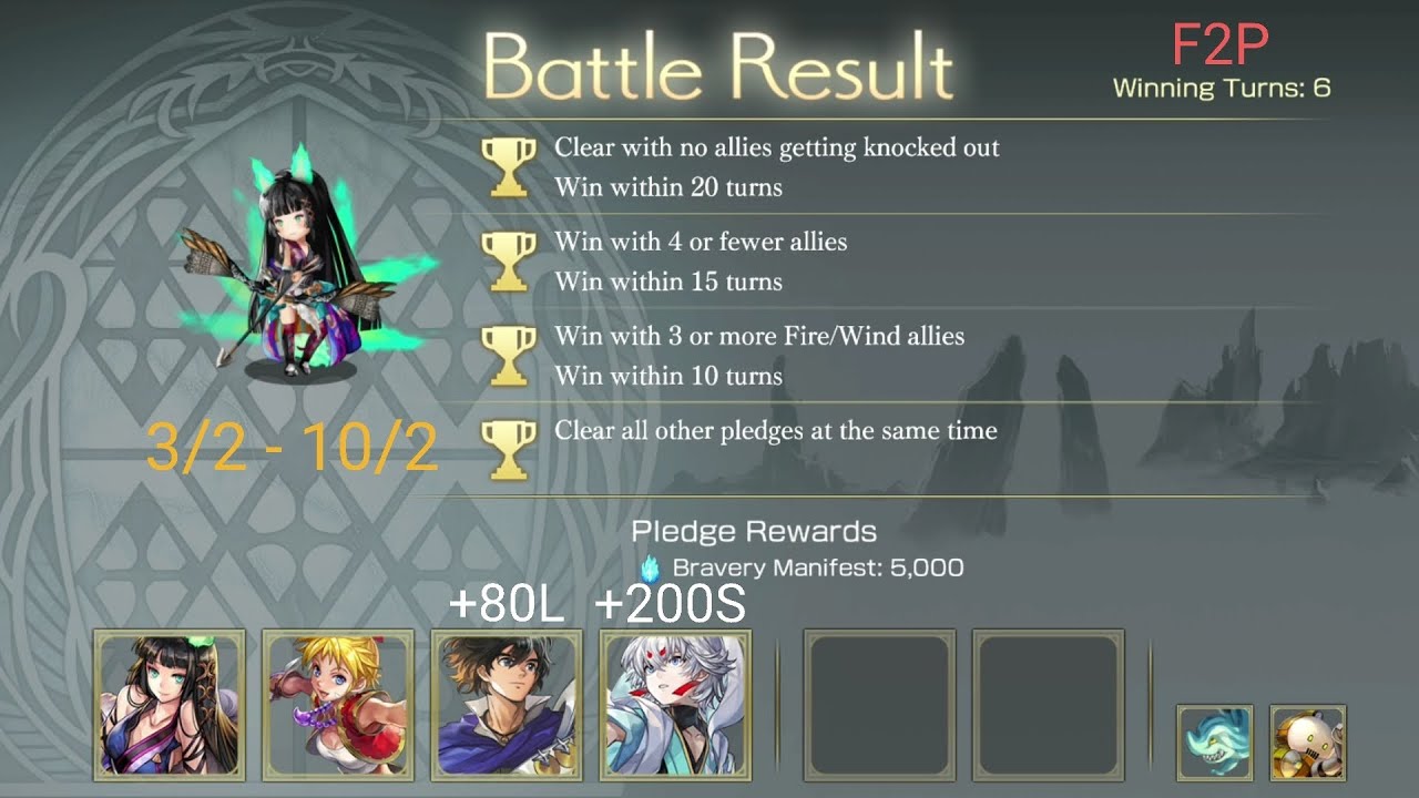 [Another Eden] Blaze Feathers - Challenge - w/Non-gallery characters (3/2 - 10/2)