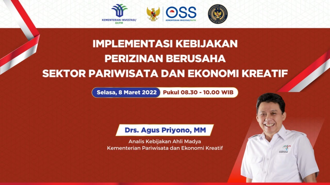 Implementasi Kebijakan Perizinan Berusaha Sektor Pariwisata dan Ekonomi Kreatif