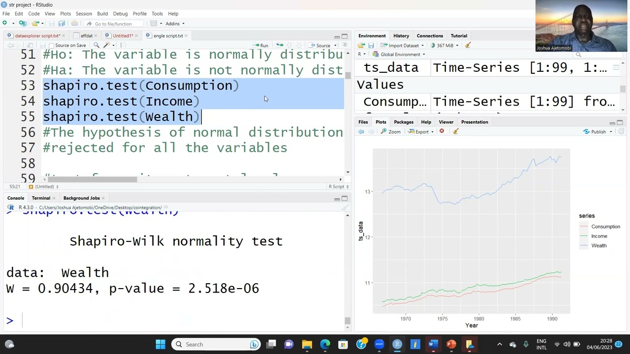 Cointegration Analysis Using R
