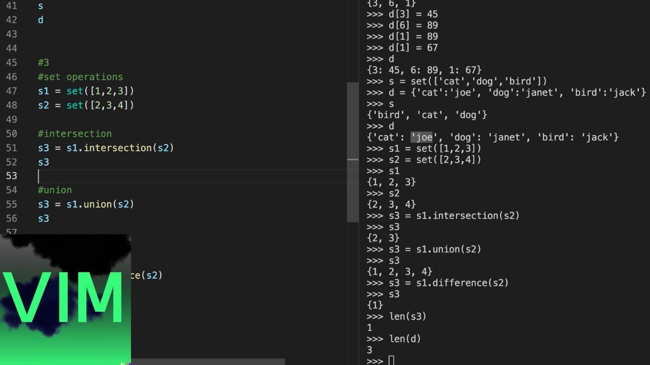 Learn Python Sets in 154.002 Seconds
